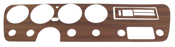 1967 PRE-ASSEMBLED VINYL DASH INSERT FOR REPRODUCTION DASH CARRIES ...