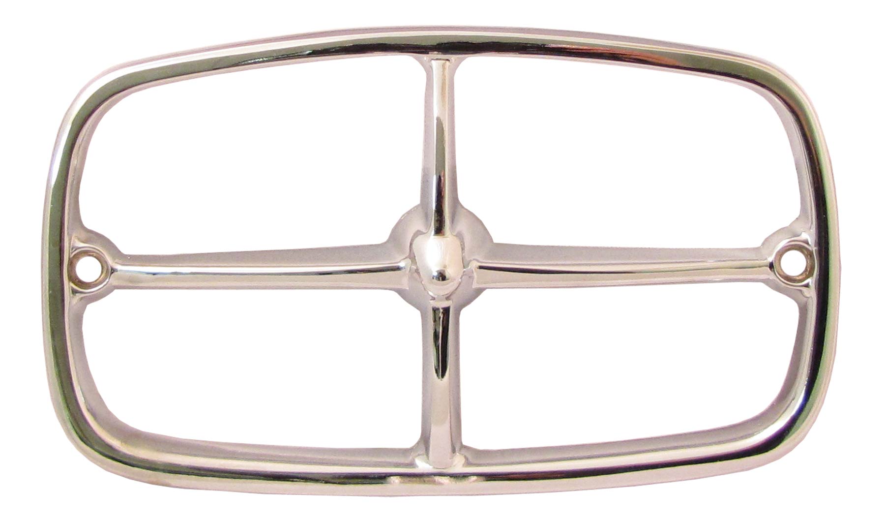 Pair Of Chrome Park Lamp Bezels For 1969-1970 Pontiac GTO - Diecast Replacement