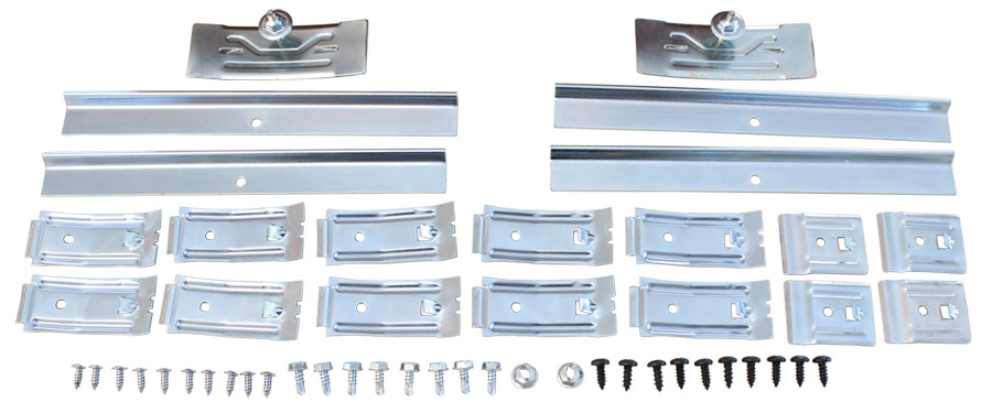 1967 GTO Deluxe Rocker Panel Molding Kit – Second Design, New Old Stock