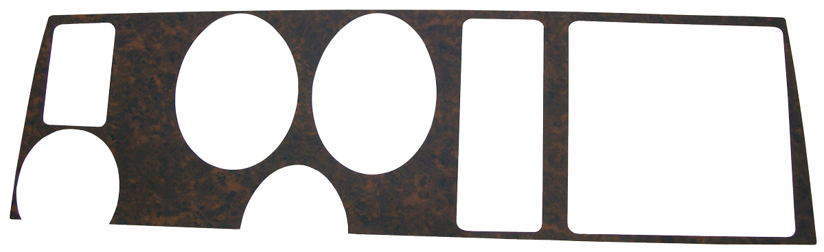 69 VINYL DASH INSERT EXCEPT CONVERTIBLE, ELMWOOD BURL-GRAIN (RE)