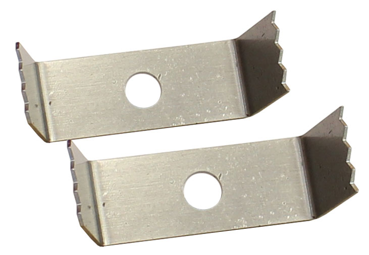 1968 REAR 1/4 SIDE MARKER LAMP BEZELS, PAIR (RE)