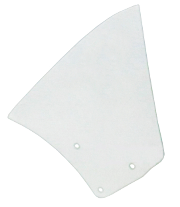 1967-69 REAR 1/4 WINDOW, LEFT HAND, CLEAR, ALL HARDTOP (RE)