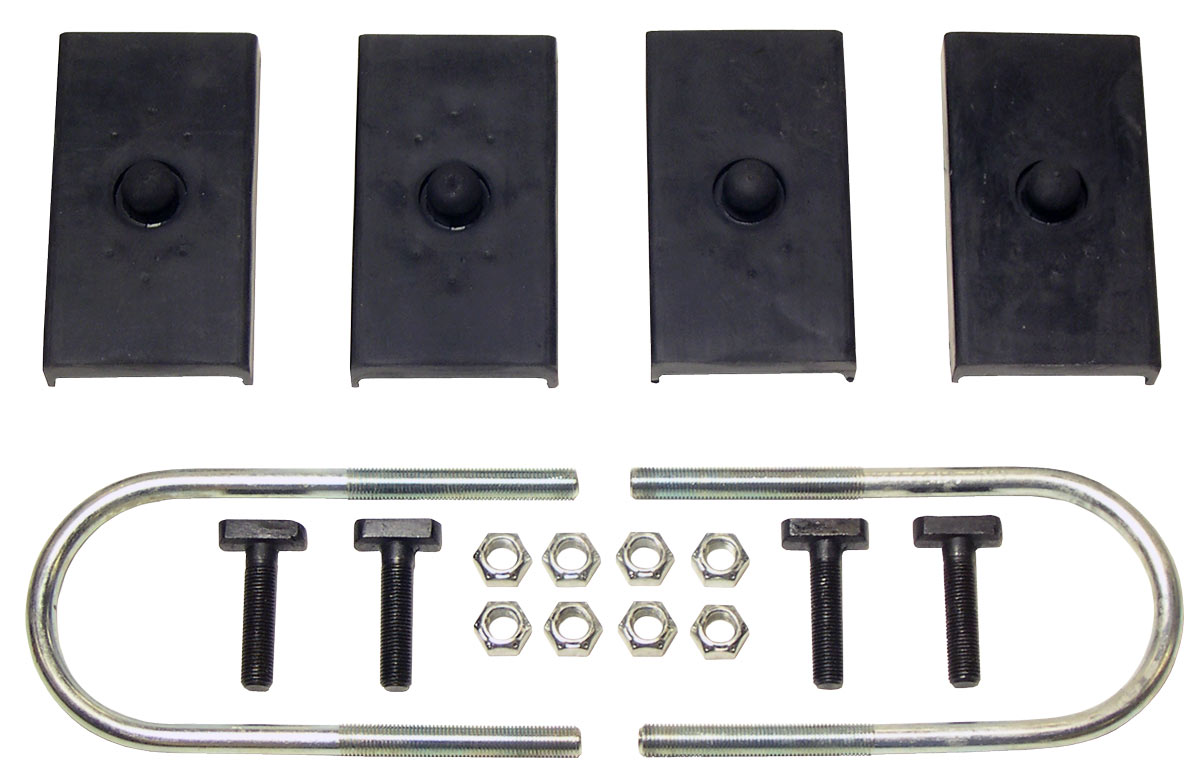 1968-69 DELUXE REAR SPRING TO AXLE HARDWARE KIT (RE)