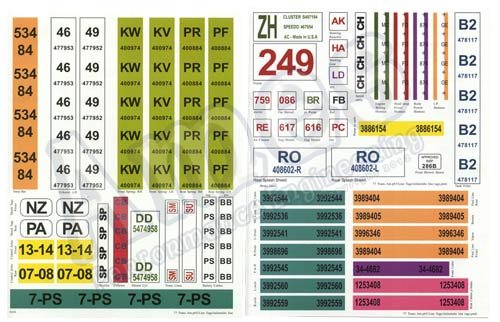 77 DETAIL TAG/DECAL KIT(RE)