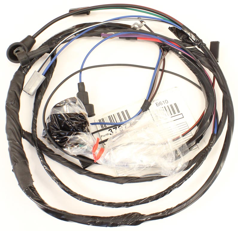 1965 ENGINE HARNESS, V8, ( MANUAL TRANSMISSION, WITHOUT AIRCONDITIONING)