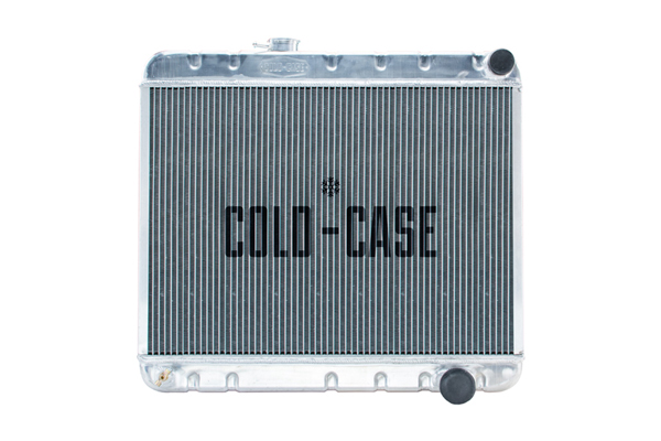 1964-65 (EXCEPT 65 TRI-POWER) COLD CASE ALUMINUM RADIATOR, V8, MANUAL ...