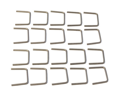 1959-1971 UPPER CONTROL ARM STAPLES - FS, 20 PACK (RE)