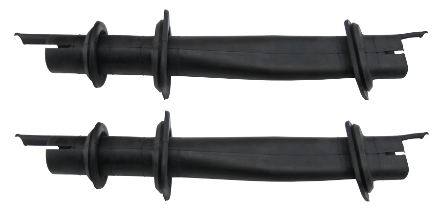 1965-1968 POWER WINDOW HARNESS BOOTS WITH RETAINERS, PAIR (RE)
