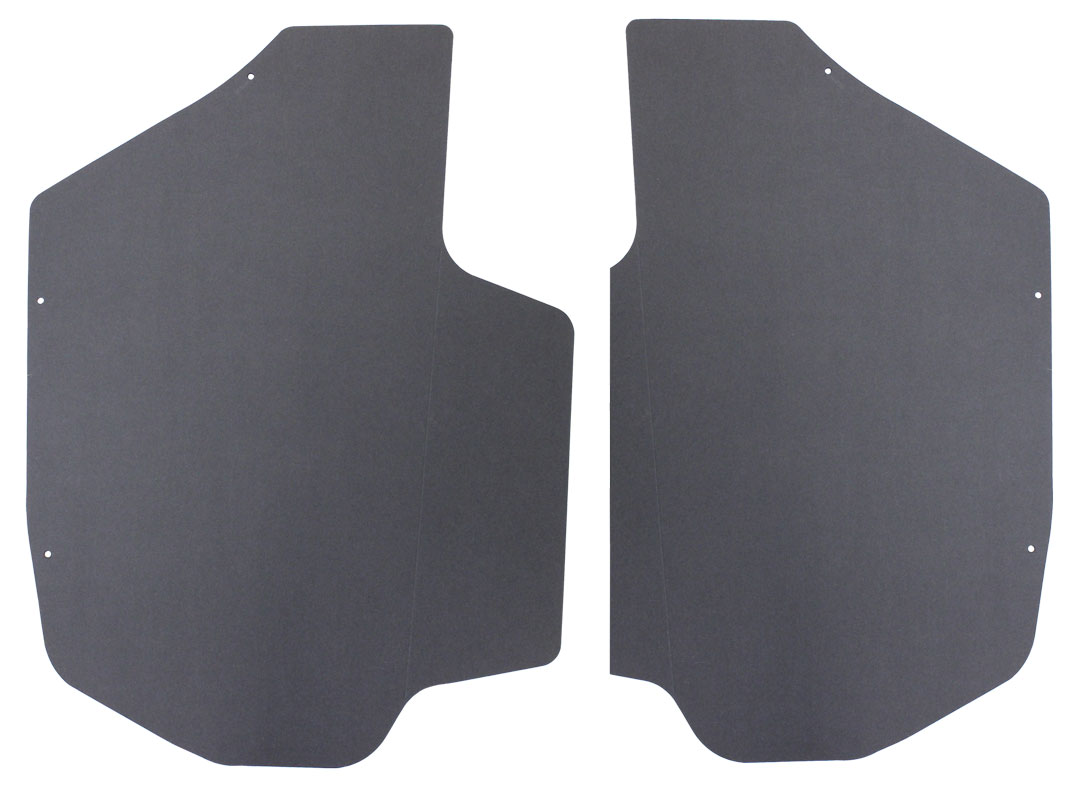 1971-1972 TRUNK SIDE PANELS, GRAND PRIX, 2 PC (BLACK) (RE)
