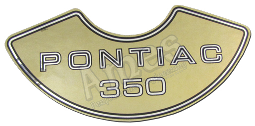 70 350 AIR CLEANER DECAL