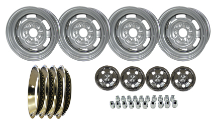 1965-68 R-I WHEEL SET15X8 & 15X7