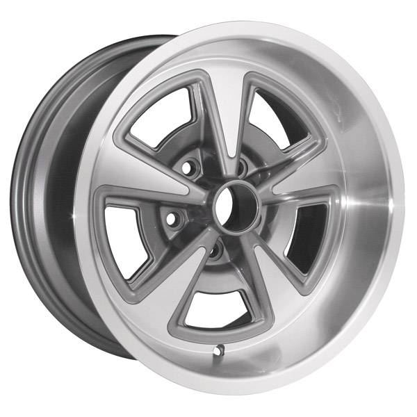 1969-77 17X9 CAST ALUMINUM RALLY II WHEEL, GRAND PRIX